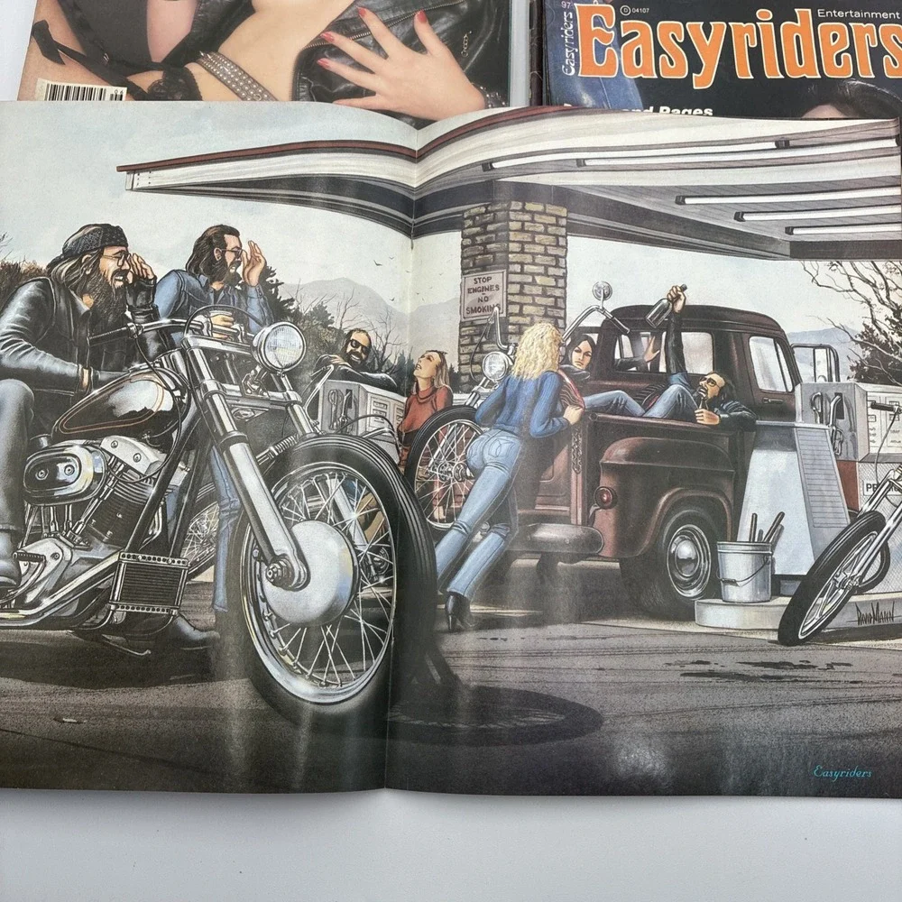 1981 Easyriders Magazine Lot of 11 David Mann Biker Art Chopper Motorcycles